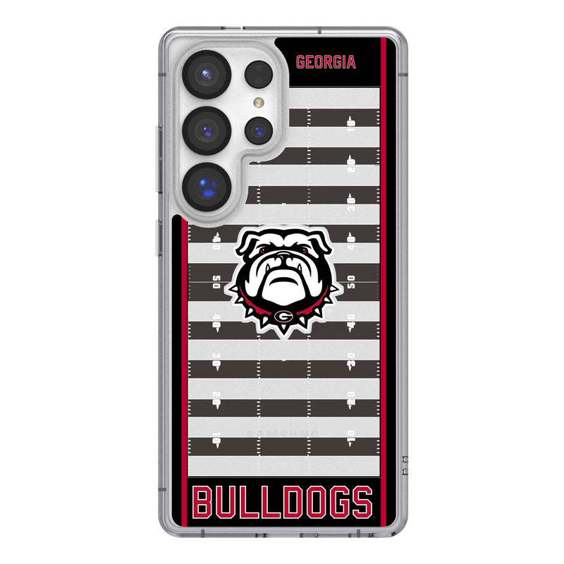 University of Georgia Bulldogs Uga Field Galaxy Clear Phone Case for Samsung Galaxy