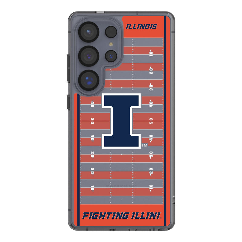 University of Illinois Fighting Illini Field Galaxy Clear Phone Case for Samsung Galaxy