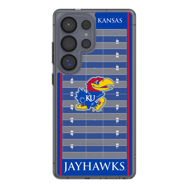 University of Kansas Jayhawks Field Galaxy Clear Phone Case for Samsung Galaxy