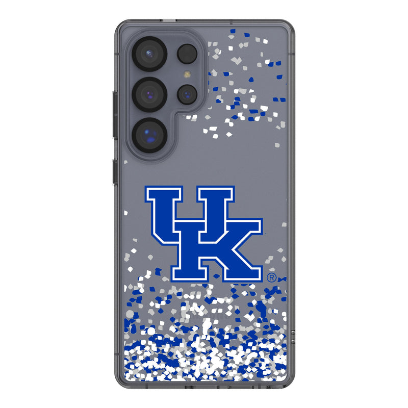 University of Kentucky Wildcats Confetti Galaxy Clear Phone Case for Samsung Galaxy