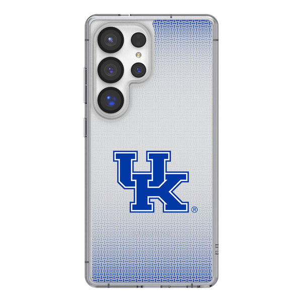 University of Kentucky Wildcats Linen Galaxy Clear Phone Case for Samsung Galaxy