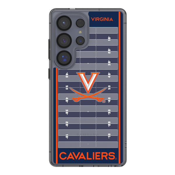 University of Virginia Cavaliers Field Galaxy Clear Phone Case for Samsung Galaxy