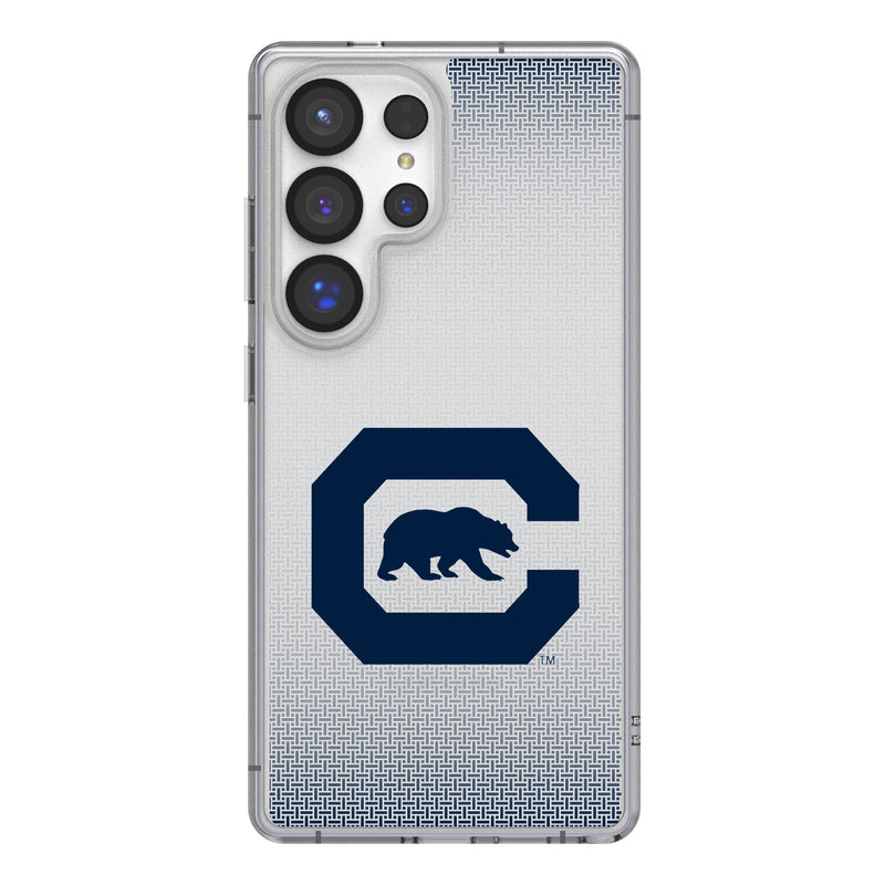 University of California Berkeley Golden Bears Linen Galaxy Clear Phone Case for Samsung Galaxy