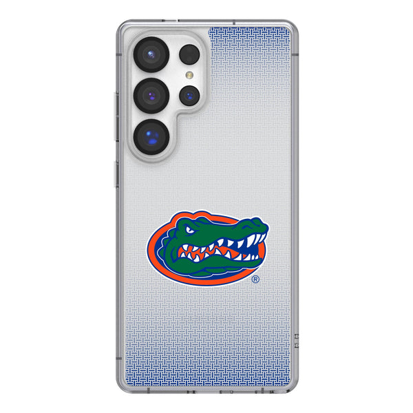 University of Florida Gators Linen Galaxy Clear Phone Case for Samsung Galaxy