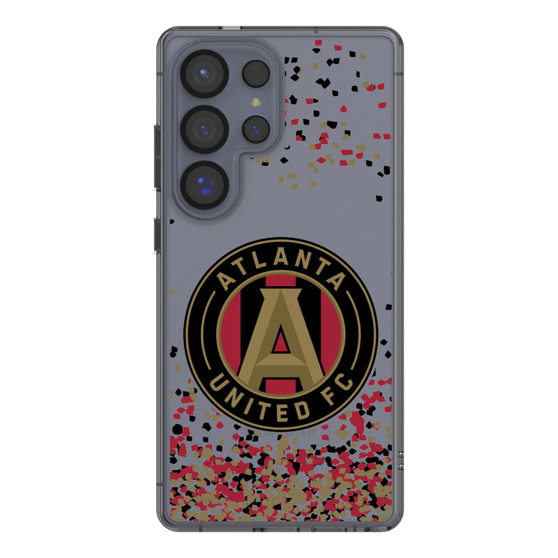 Atlanta United FC Confetti Galaxy Clear Phone Case for Samsung Galaxy