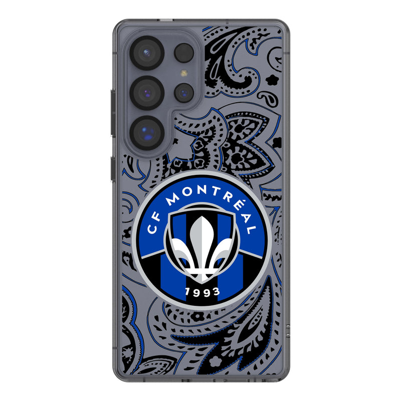 CF Montreal Paisley Galaxy Clear Phone Case for Samsung Galaxy