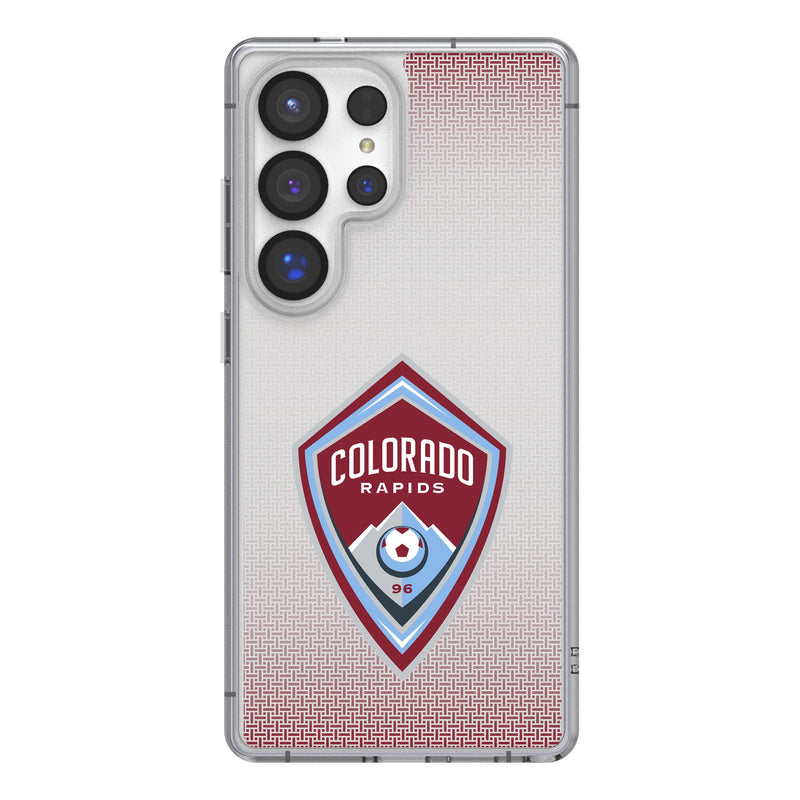 Colorado Rapids Linen Galaxy Clear Phone Case for Samsung Galaxy