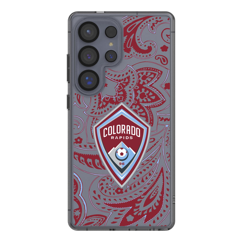 Colorado Rapids Paisley Galaxy Clear Phone Case for Samsung Galaxy