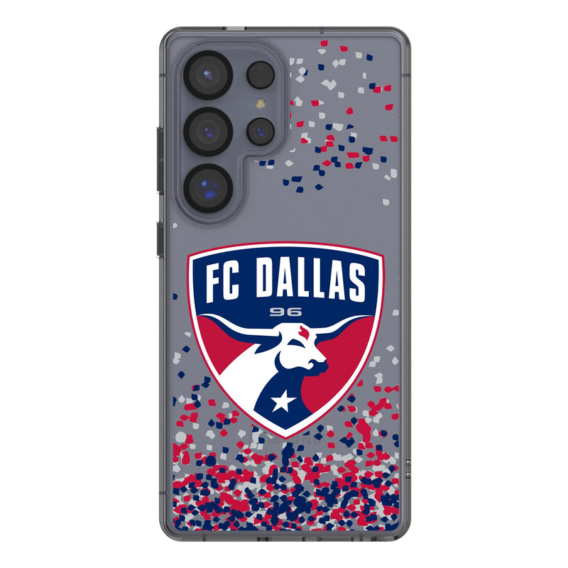 FC Dallas Confetti Galaxy Clear Phone Case for Samsung Galaxy