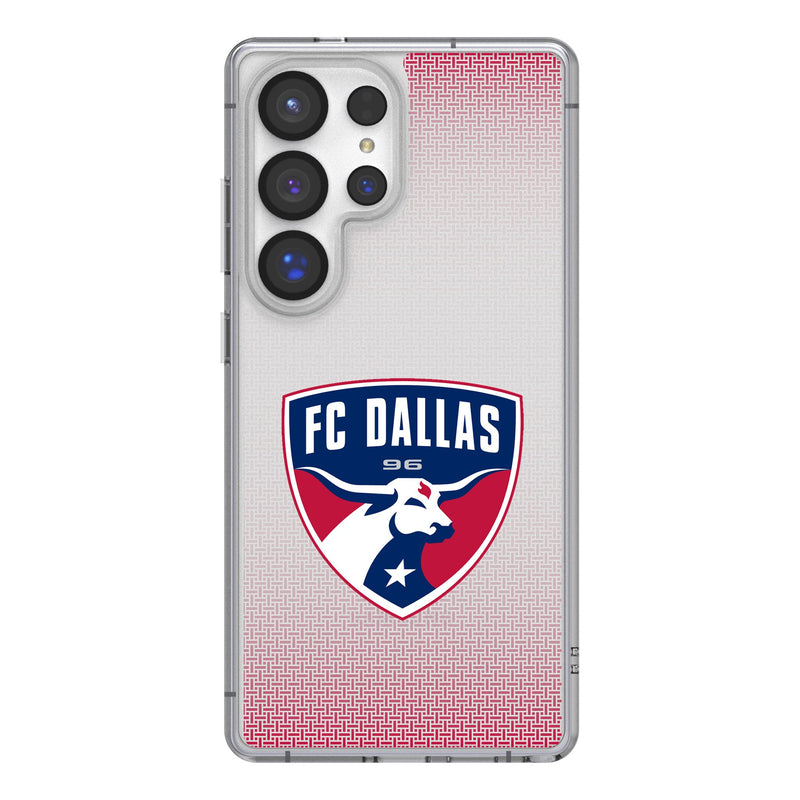 FC Dallas Linen Galaxy Clear Phone Case for Samsung Galaxy