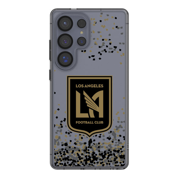 Los Angeles Football Club Confetti Galaxy Clear Phone Case for Samsung Galaxy