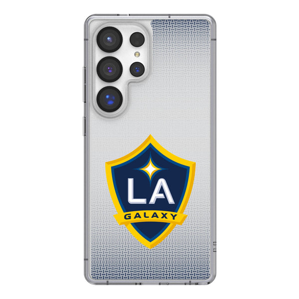 LA Galaxy Linen Galaxy Clear Phone Case for Samsung Galaxy