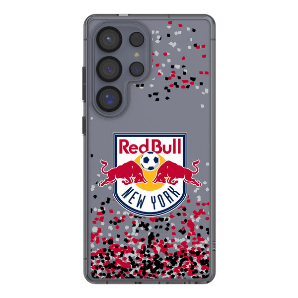 New York Red Bulls Confetti Galaxy Clear Phone Case for Samsung Galaxy