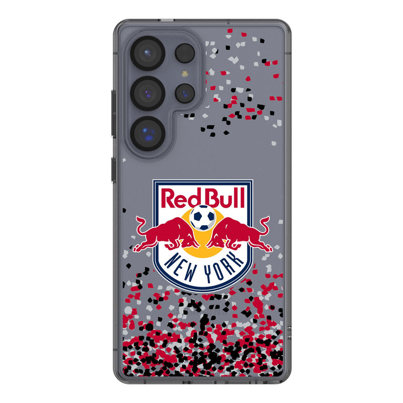 New York Red Bulls Confetti Galaxy Clear Phone Case for Samsung Galaxy