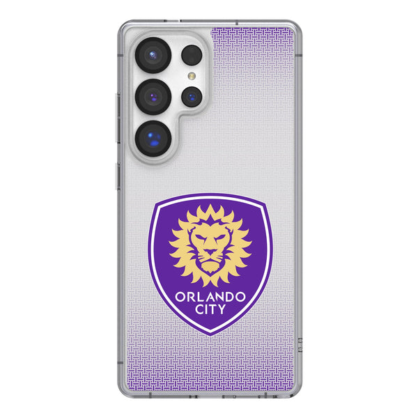 Orlando City Soccer Club Linen Galaxy Clear Phone Case for Samsung Galaxy