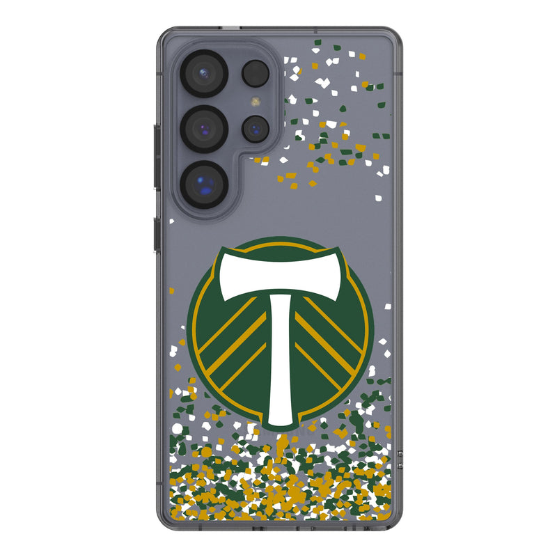 Portland Timbers Confetti Galaxy Clear Phone Case for Samsung Galaxy