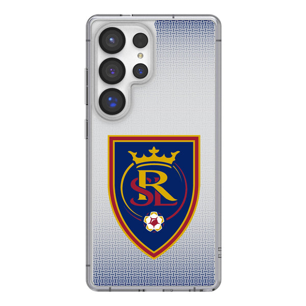 Real Salt Lake Linen Galaxy Clear Phone Case for Samsung Galaxy