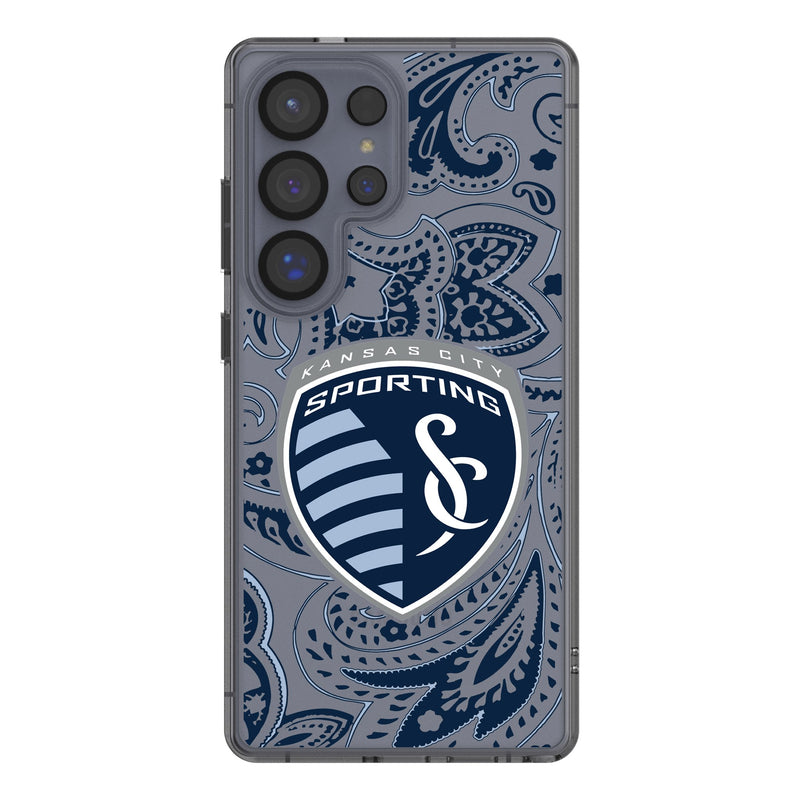 Sporting Kansas City Paisley Galaxy Clear Phone Case for Samsung Galaxy