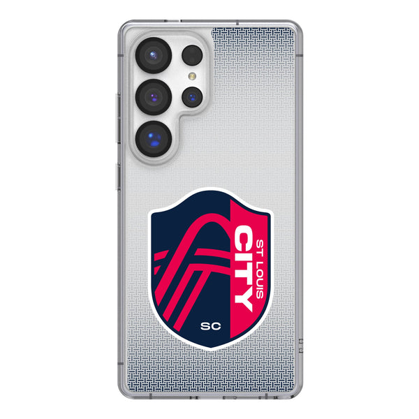 St. Louis CITY SC Linen Galaxy Clear Phone Case for Samsung Galaxy