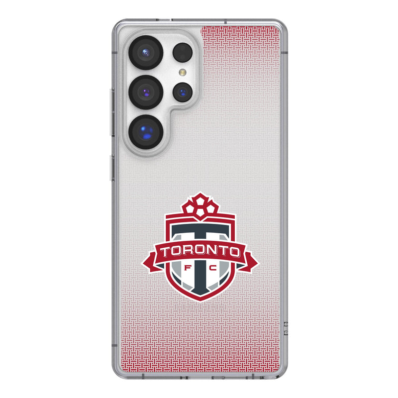 Toronto FC Linen Galaxy Clear Phone Case for Samsung Galaxy
