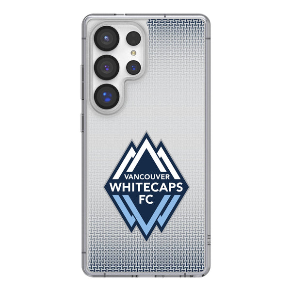 Vancouver Whitecaps Linen Galaxy Clear Phone Case for Samsung Galaxy