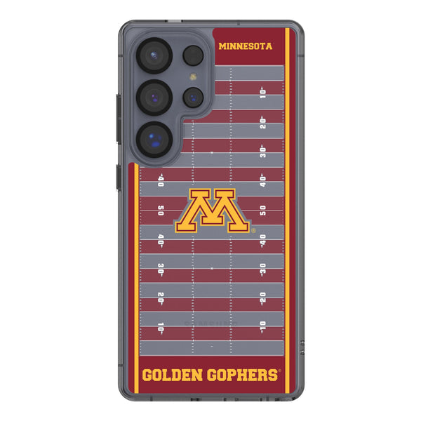 University of Minnesota Golden Gophers Field Galaxy Clear Phone Case for Samsung Galaxy