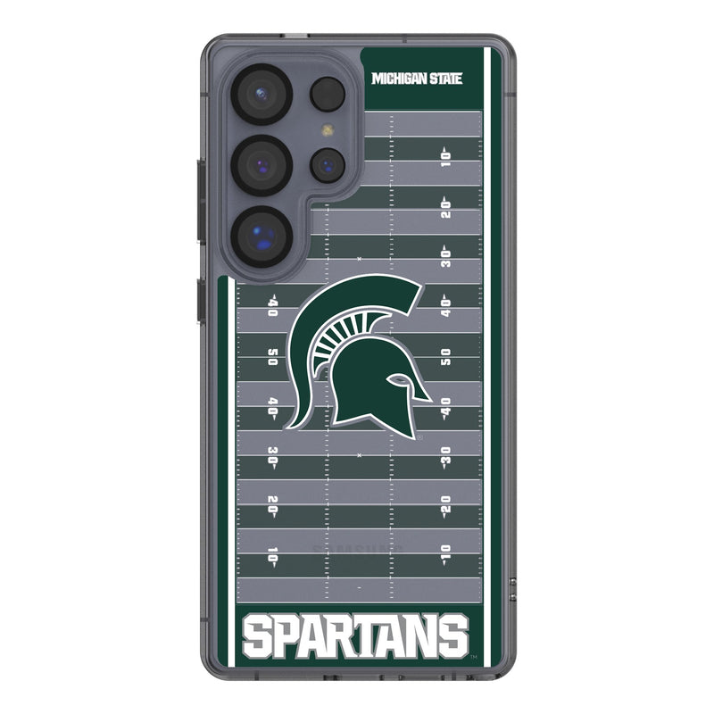 Michigan State University Spartans Field Galaxy Clear Phone Case for Samsung Galaxy