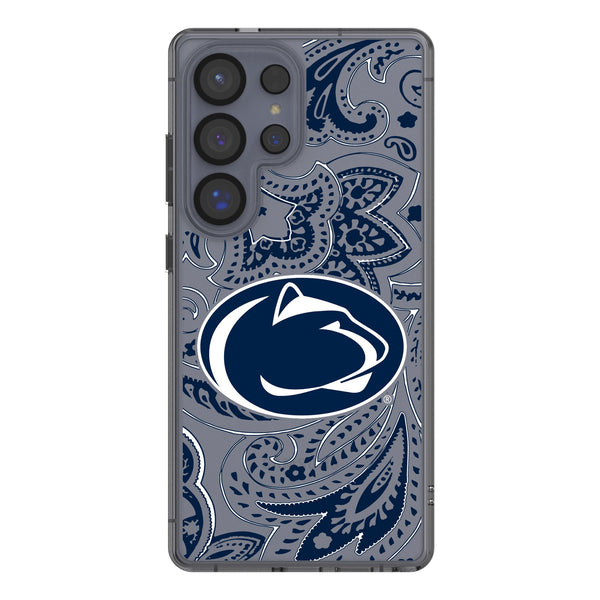 Pennsylvania State University Nittany Lions Paisley Galaxy Clear Phone Case for Samsung Galaxy