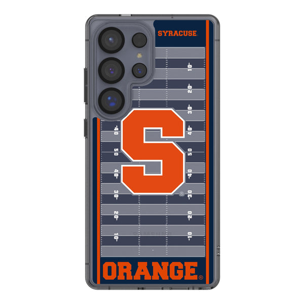 Syracuse University Orange Field Galaxy Clear Phone Case for Samsung Galaxy