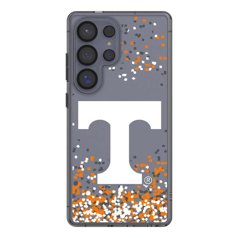 University of Tennessee Volunteers Confetti Galaxy Clear Phone Case for Samsung Galaxy