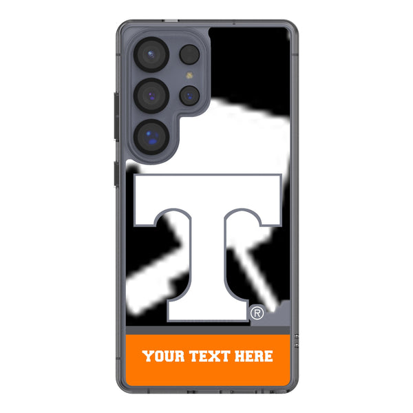 University of Tennessee Volunteers Personalized EndZone Plus Galaxy Clear Phone Case for Samsung Galaxy