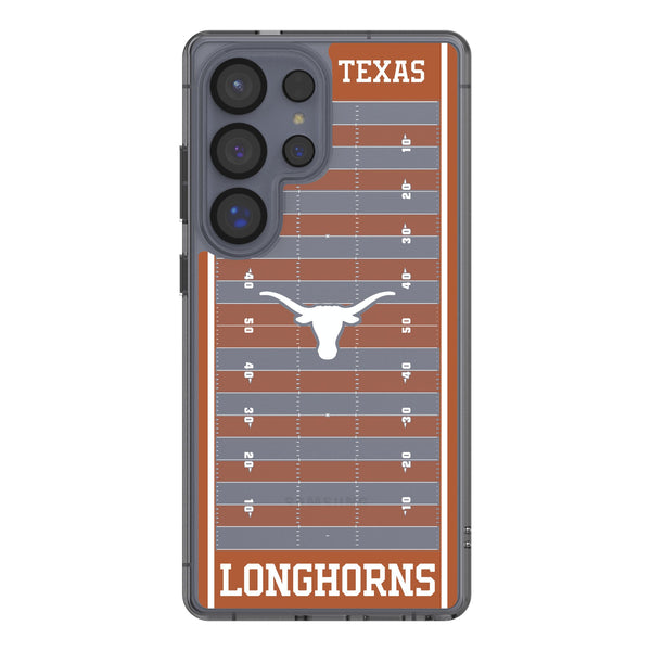 University of Texas Longhorns Field Galaxy Clear Phone Case for Samsung Galaxy