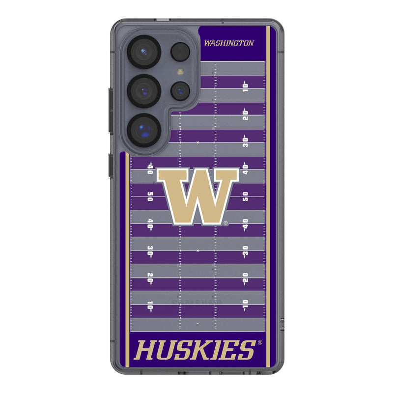University of Washington Huskies Field Galaxy Clear Phone Case for Samsung Galaxy