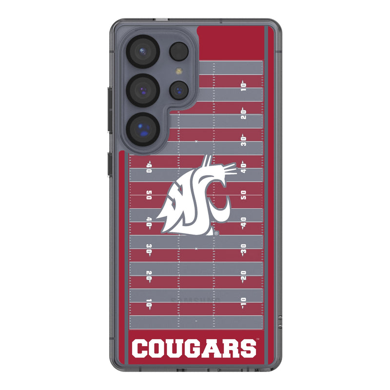 Washington State University Cougars Field Galaxy Clear Phone Case for Samsung Galaxy