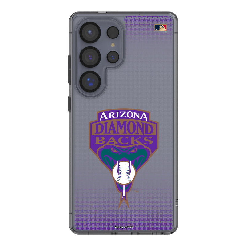 Arizona Diamondbacks 1999-2006 - Cooperstown Collection Linen Galaxy Clear Phone Case for Samsung Galaxy