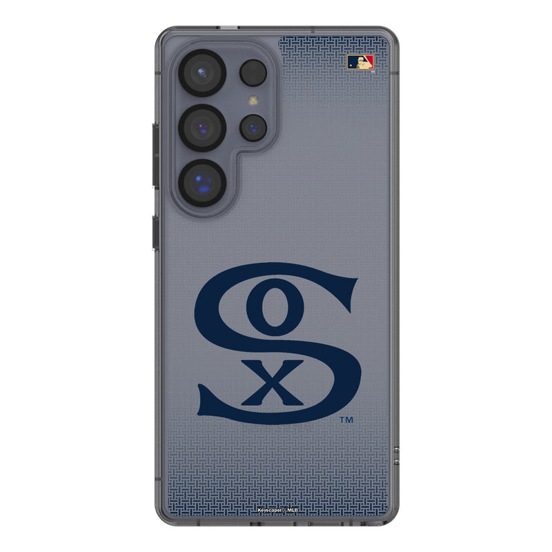 Chicago White Sox Road 1919-1921 - Cooperstown Collection Linen Galaxy Clear Phone Case for Samsung Galaxy