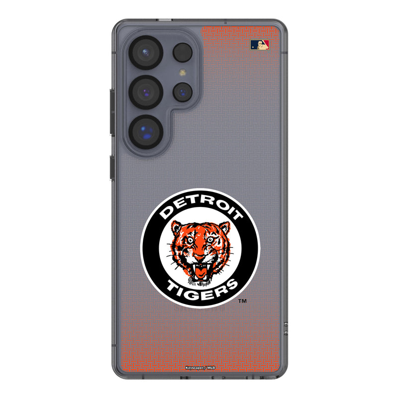 Detroit Tigers 1961-1963 - Cooperstown Collection Linen Galaxy Clear Phone Case for Samsung Galaxy