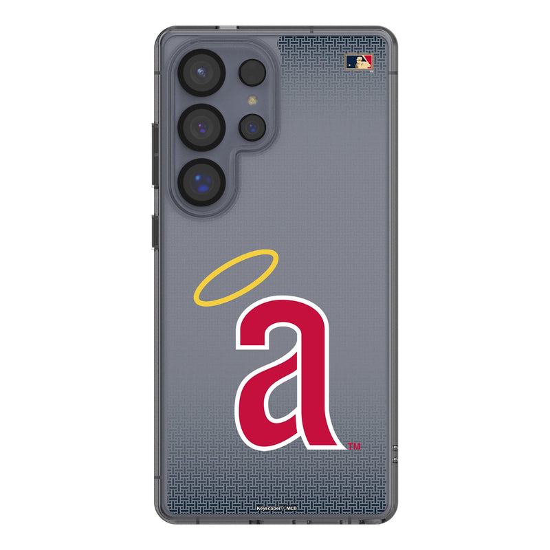 LA Angels 1971 - Cooperstown Collection Linen Galaxy Clear Phone Case for Samsung Galaxy