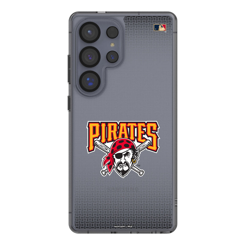 Pittsburgh Pirates 1997-2013 - Cooperstown Collection Linen Galaxy Clear Phone Case for Samsung Galaxy