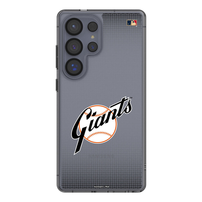 San Francisco Giants 1958-1967 - Cooperstown Collection Linen Galaxy Clear Phone Case for Samsung Galaxy