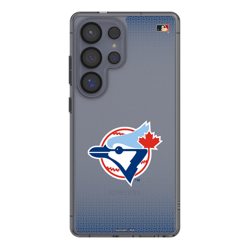 Toronto Blue Jays 1977-1988 - Cooperstown Collection Linen Galaxy Clear Phone Case for Samsung Galaxy