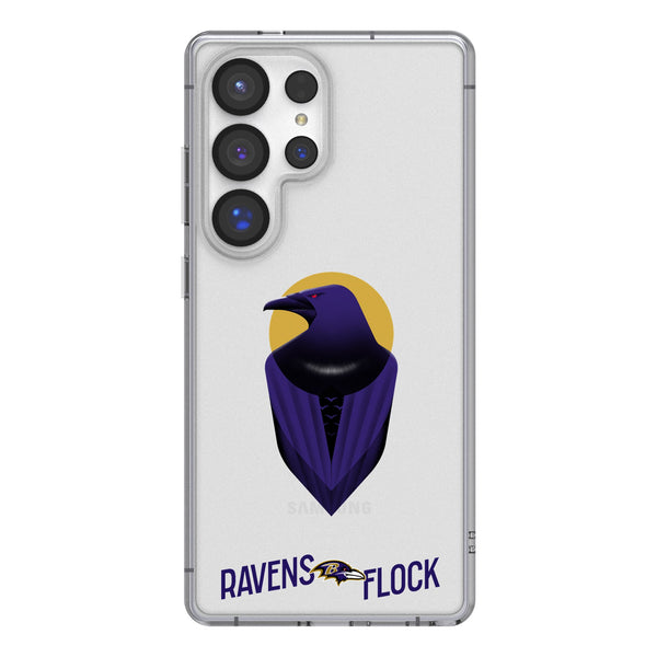 Baltimore Ravens 2024 Edition Galaxy Clear Phone Case for Samsung Galaxy