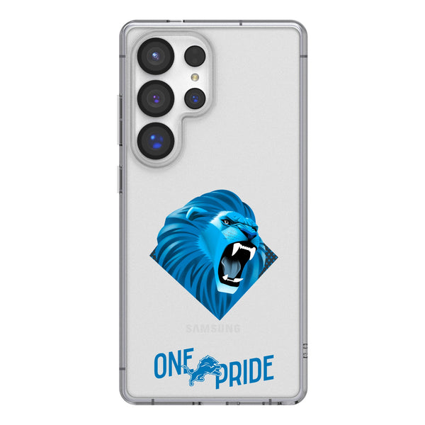 Detroit Lions 2024 Edition Galaxy Clear Phone Case for Samsung Galaxy