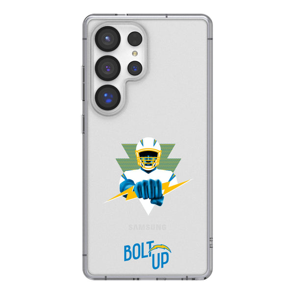 Los Angeles Chargers 2024 Edition Galaxy Clear Phone Case for Samsung Galaxy