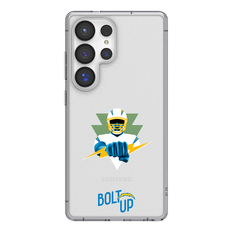 Los Angeles Chargers 2024 Edition Galaxy Clear Phone Case for Samsung Galaxy