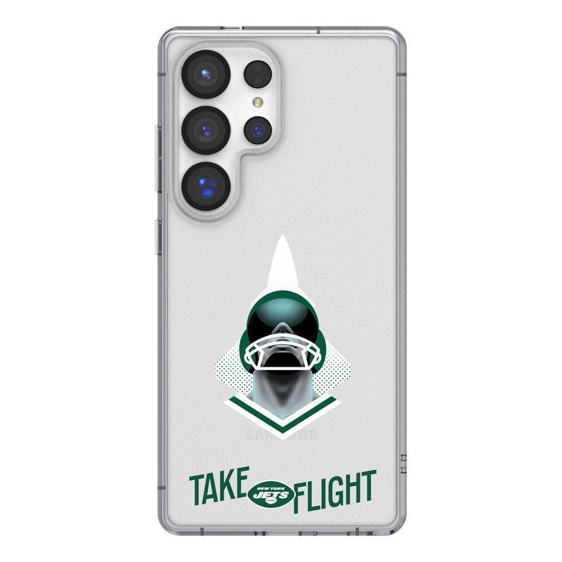 New York Jets 2024 Edition Galaxy Clear Phone Case for Samsung Galaxy