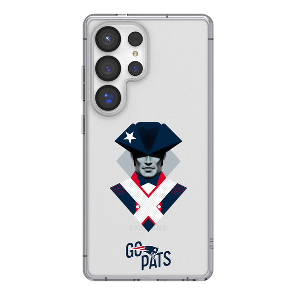 New England Patriots 2024 Edition Galaxy Clear Phone Case for Samsung Galaxy