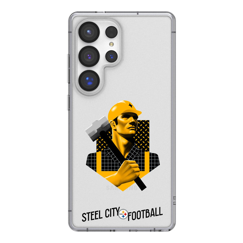 Pittsburgh Steelers 2024 Edition Galaxy Clear Phone Case for Samsung Galaxy
