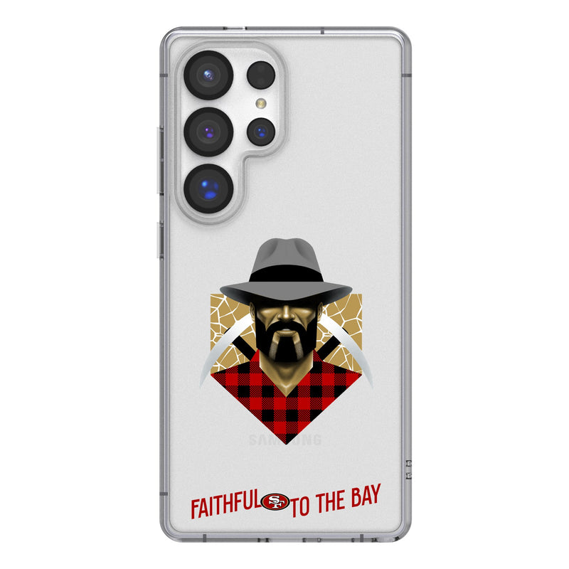 San Francisco 49ers 2024 Edition Galaxy Clear Phone Case for Samsung Galaxy