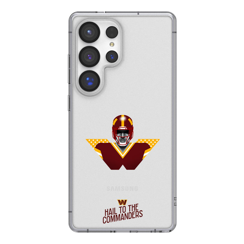 Washington Commanders 2024 Edition Galaxy Clear Phone Case for Samsung Galaxy